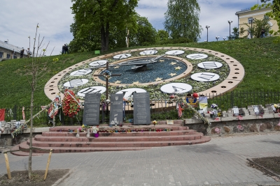 Áldozatok emlékhelye Kijev főterén
